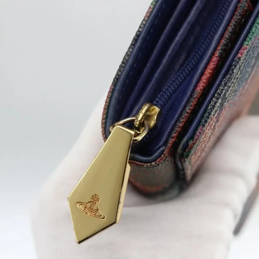 Vivienne Westwood Vinyl Long Wallet Multicolor